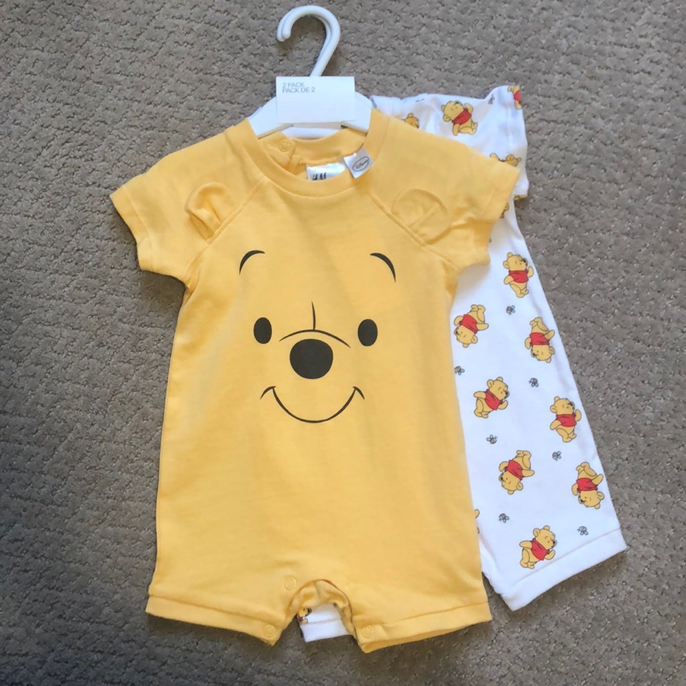 H&M Disney Winnie the Pooh onesies